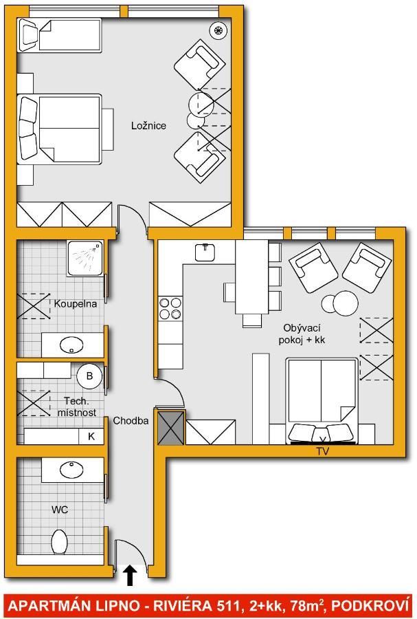 Luxury Apartman Lipno Липно-над-Влтавой Экстерьер фото